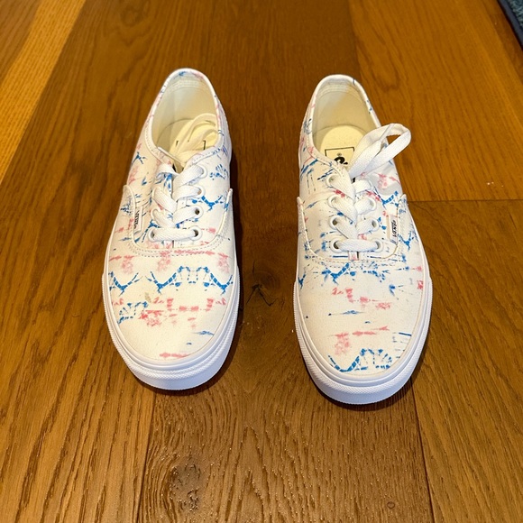 Madewell x Vans lace up sneakers - tie dye canvas W size 7 M size 5.5 - Picture 1 of 8